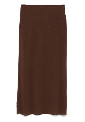 Soeur Bahia midi skirt - Brown