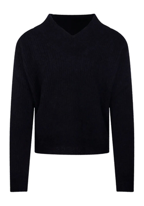 Altea V-neck ribbed sweater - Blue