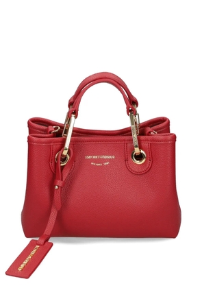 Emporio Armani small logo tote bag - Red