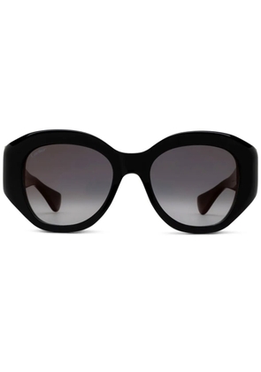 Cartier Eyewear butterfly frame sunglasses - Black