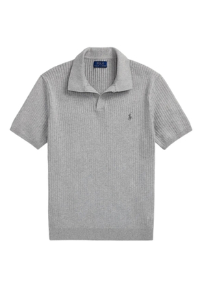 Polo Ralph Lauren ribbed polo shirt - Grey