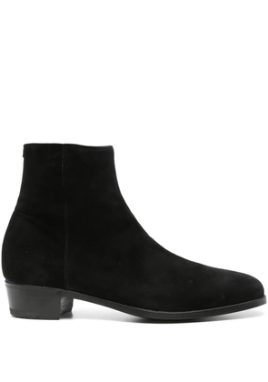 Lardini zip-detail boots - Black