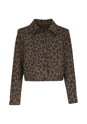 L'Agence Marla cropped jacket - Brown