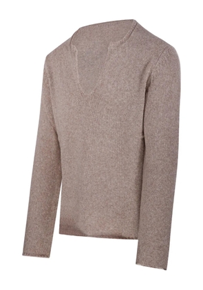 Fabrizio Del Carlo V-neck sweater - Brown
