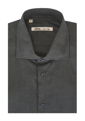 Maurizio Baldassari herringbone flannel shirt - Grey