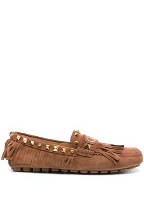 Valentino Garavani Rockstud loafers - Brown