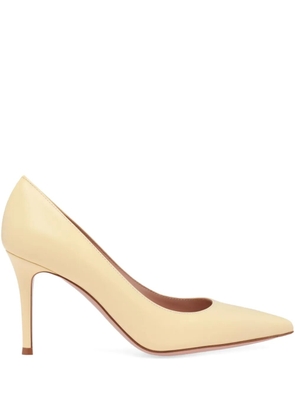Gianvito Rossi 85mm leather pumps - Neutrals