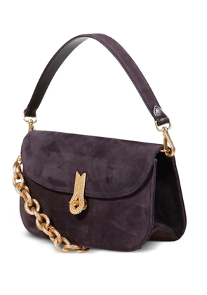 amato daniele Queen Vera suede tote bag - Brown