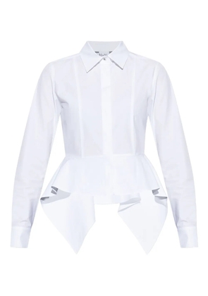 Max Mara peplum shirt - White