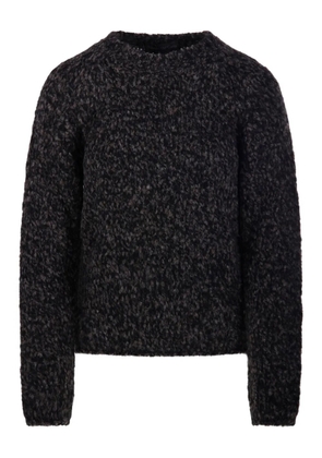 Fabrizio Del Carlo speckled-effect wool sweater - Black