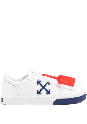 Off-White arrow-logo leather sneakers
