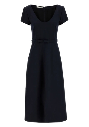 Alessandra Rich belted midi dress - Blue