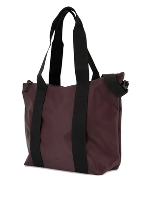 Rains mini double top handle tote bag - Red