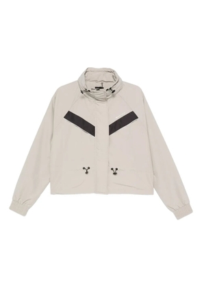 P.E Nation chevron-detail performance jacket - Neutrals