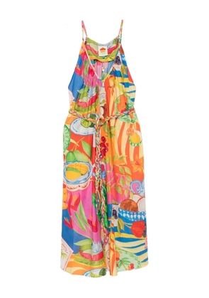 FARM Rio printed midi dress - Yellow