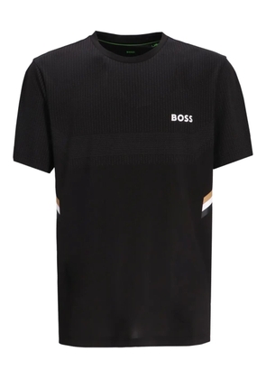 BOSS logo-print T-shirt - Black