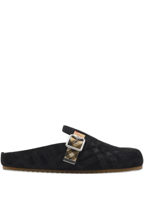 Burberry suede Urchin clogs - Black