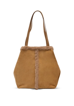 Vanessa Bruno smooth top-handle shopper bag - Brown