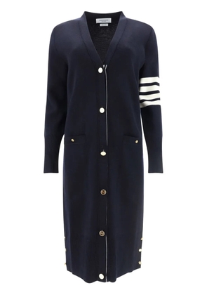 Thom Browne Milano stitch merino cardigan - Blue