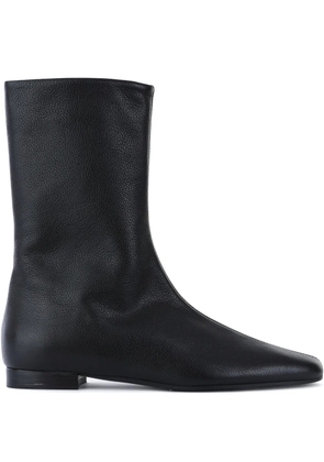 TOTEME zip leather boots - Black