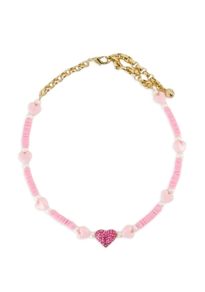 Shourouk heart-embellished necklace - Gold