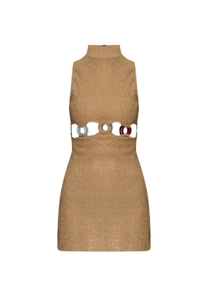 Oséree Cutout ring minidress - Gold