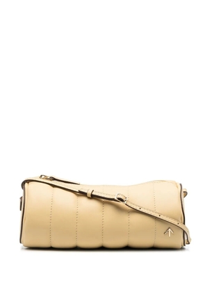 Manu Atelier Padded Cylinder shoulder bag - Neutrals