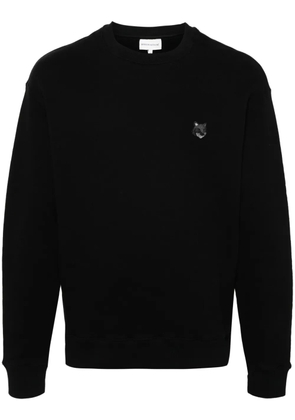 Maison Kitsuné Bold Fox Head cotton sweatshirt - Black