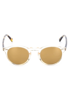 Oliver Peoples Oliver Peoples X Kitsuné 'Gregory Peck' sunglasses - Metallic