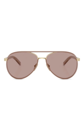 Prada Eyewear double-bridge sunglasses - Pink
