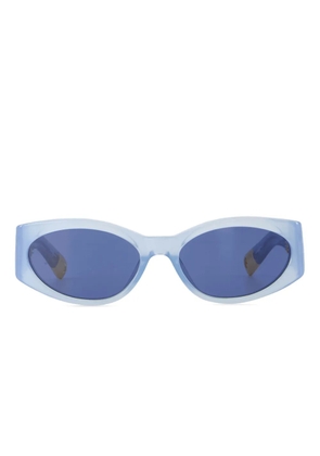 Jacquemus The Ovalo sunglasses - Blue