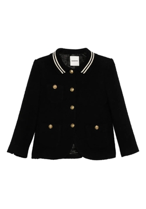 SANDRO tweed jacket - Black