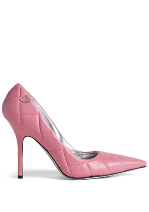 DSQUARED2 100mm quilted leather pumps - Pink