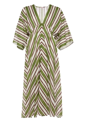 ERES Summer striped dress - Green