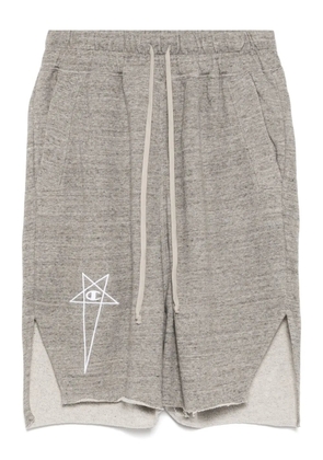 Rick Owens X Champion Beveled Pods shorts - Grey