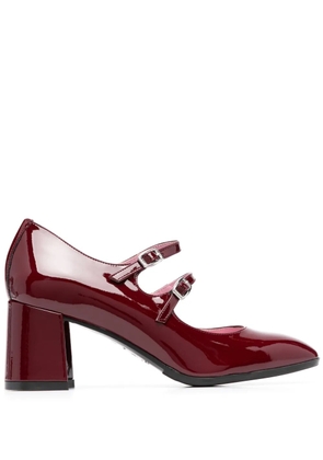Carel Paris 65mm Alice leather pumps - Red