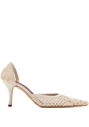 Magda Butrym 115mm Crochet pumps - Neutrals