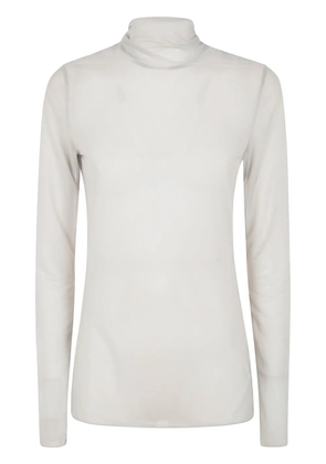 Yohji Yamamoto turtleneck top - White