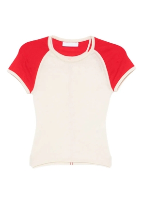 CUDDLEUP raglan-sleeve top - Red