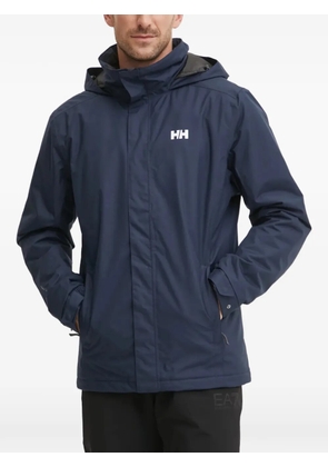 Helly Hansen logo-detail hooded jacket - Blue