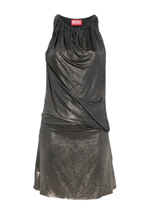 Diesel metallic-effect mini dress - Grey