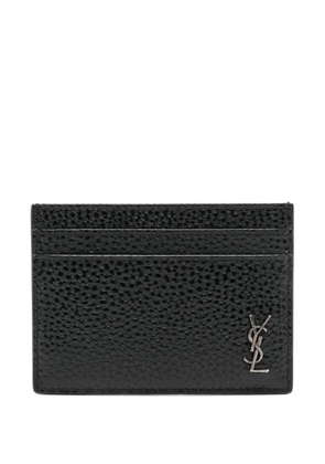 Saint Laurent Cassandre-logo wallet - Black