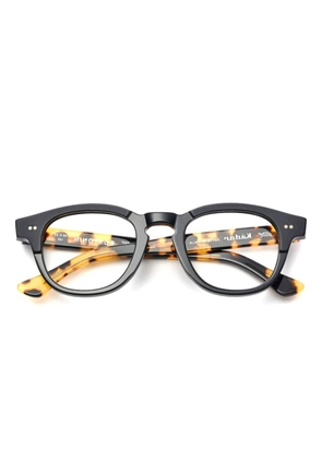 Kador round-frame glasses - Black