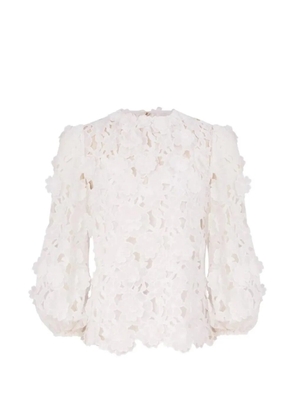 ZIMMERMANN Patience floral blouse - White