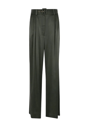 ZIMMERMANN pleated belted trousers - Green