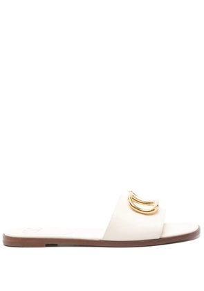 Valentino Garavani VLogo Signature slides - Neutrals