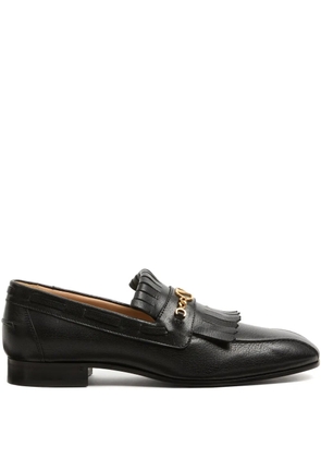 Valentino Garavani VLogo Signature fringed loafers - Black