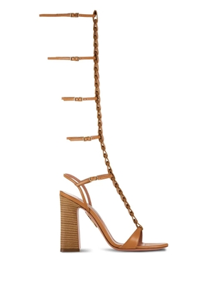 Aquazzura 105mm Gladiator sandals - Brown