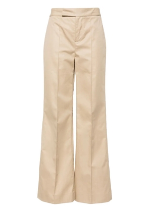 SA SU PHI mid-rise straight trousers - Neutrals