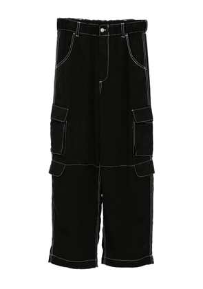 PEACE AND AFTER wide-leg trousers - Black